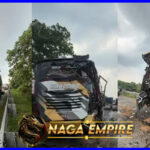 Kejadian Kecelakaan Maut Truk Tabrak Bus Di Tol Lampung